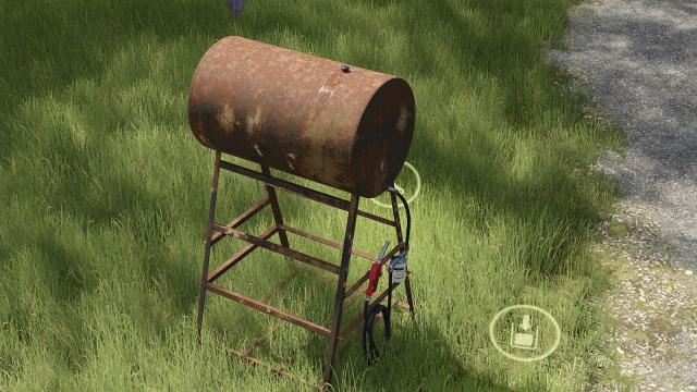 Small Gravity Fuel Tank for Farming Simulator 25