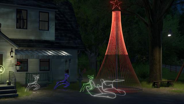 Christmas decoration package для Farming Simulator 25