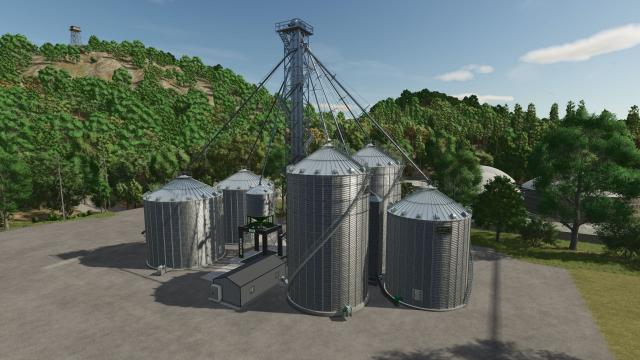 Sukup Grain Bin Silo для Farming Simulator 25