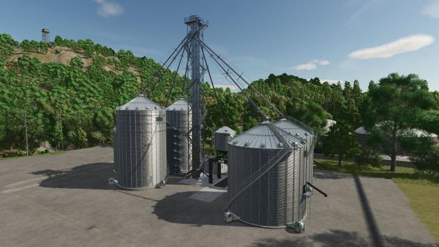 Sukup Grain Bin Silo для Farming Simulator 25