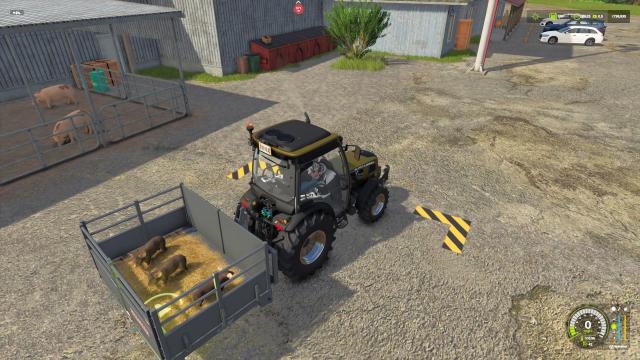 MR fliegl Rear Deck for Farming Simulator 25