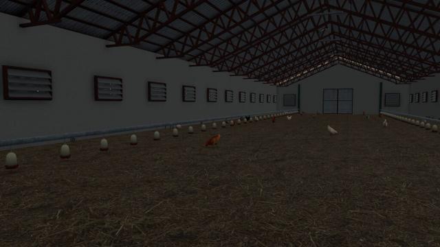 Big Chicken Barn для Farming Simulator 25