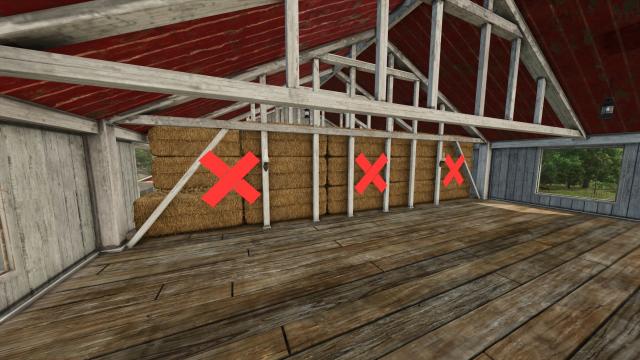 Red Garage (Bale Storage) для Farming Simulator 25