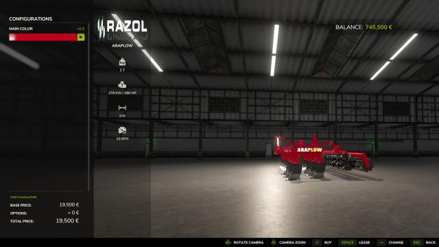 Araplow Razol for Farming Simulator 25