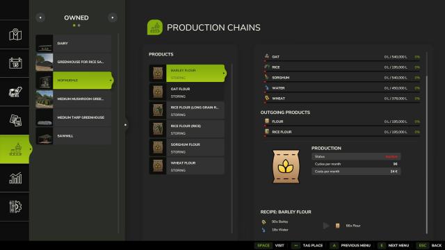Small improved farm mill для Farming Simulator 25