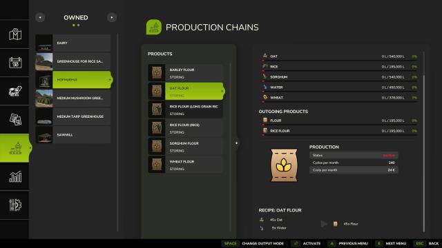Small improved farm mill для Farming Simulator 25