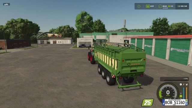 Krone GX520+ (John Deere Edition) for Farming Simulator 25