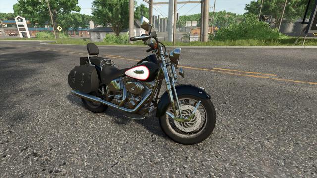 Harley-Davidson Heritage Springer 2002 для Farming Simulator 25