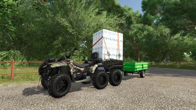 2022 Can-Am Outlander Max 6x6 XU Plus 1000T для Farming Simulator 25