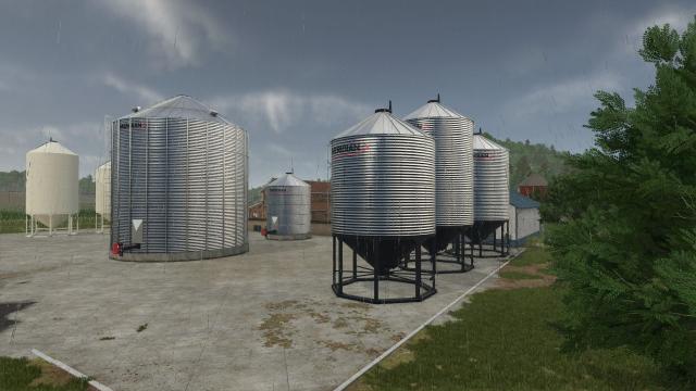 Meridian Grain Bin Pack for Farming Simulator 25