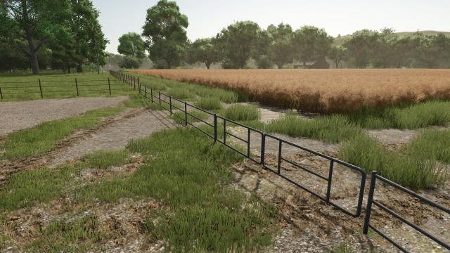 Metal fences for Farming Simulator 25