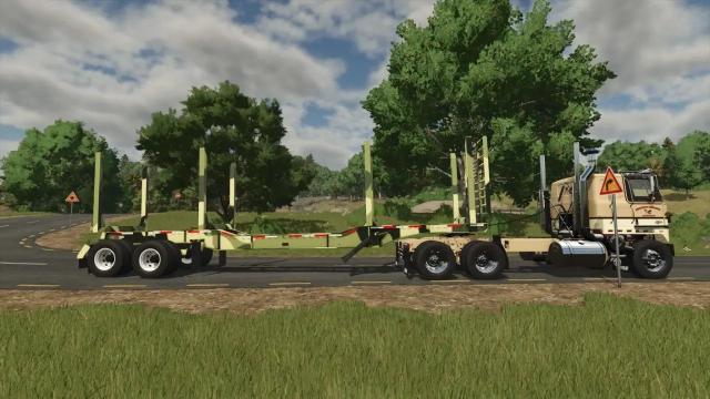FT40 Wood Trailer for Farming Simulator 25