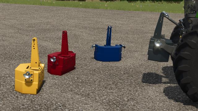 Fendt Weight 870Kg for Farming Simulator 25