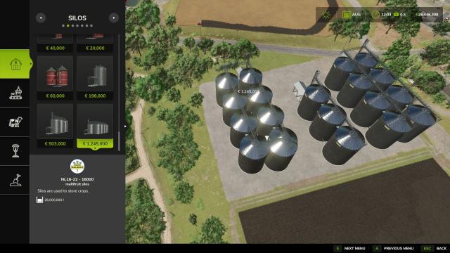 Multifrucht-Silos for Farming Simulator 25