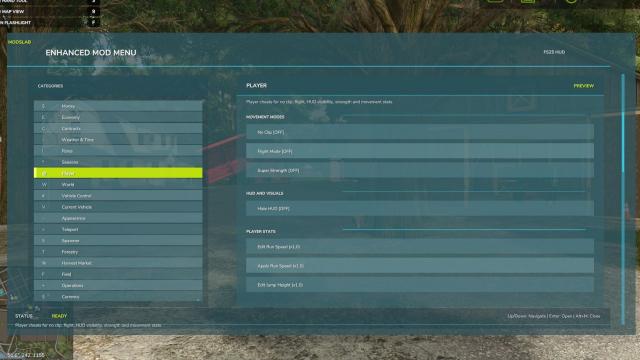 Enhanced Mod Menu для Farming Simulator 25