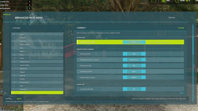 Enhanced Mod Menu для Farming Simulator 25