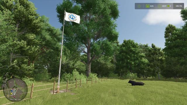 100% Canadian Milk Flag