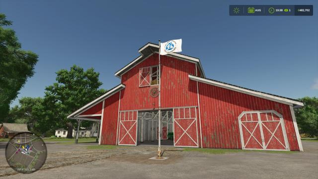 100% Canadian Milk Flag for Farming Simulator 25