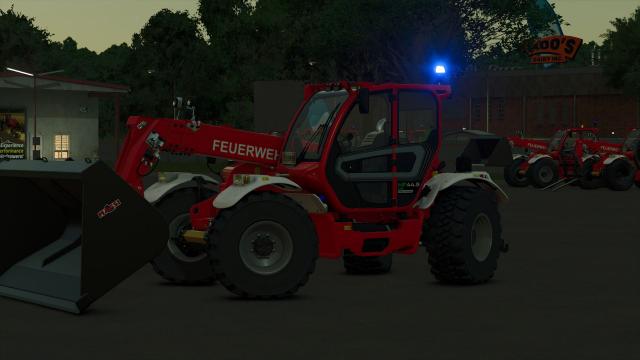 Merlo Multifarmer 449 Fire Department для Farming Simulator 25