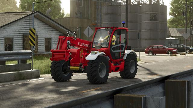 Merlo Multifarmer 449 Fire Department для Farming Simulator 25