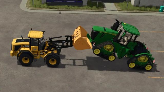 JCB wheel loader (550 hp8,000L) for Farming Simulator 25