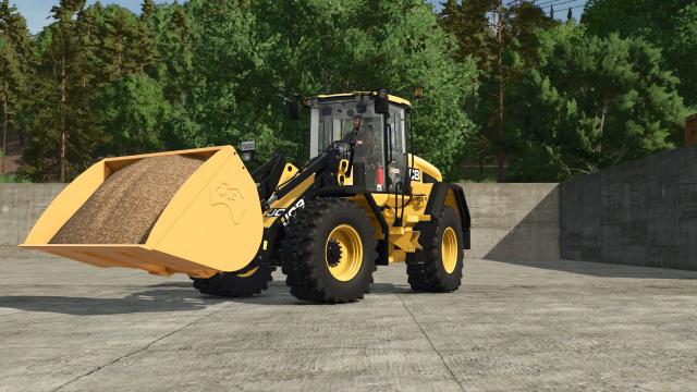 JCB wheel loader (550 hp8,000L) for Farming Simulator 25