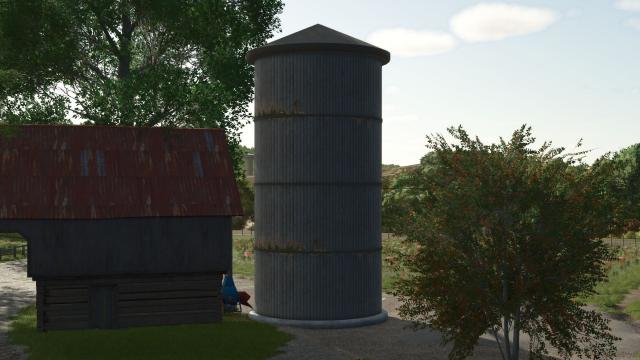 Old farm silo для Farming Simulator 25
