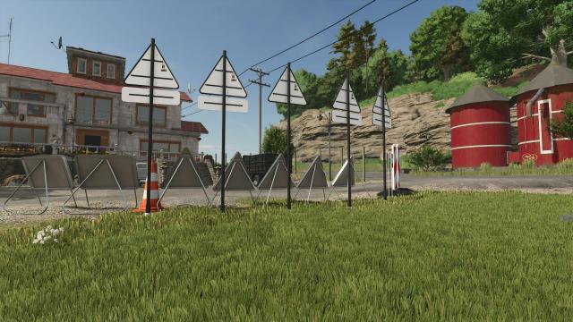 French Temporary Signs for Farming Simulator 25