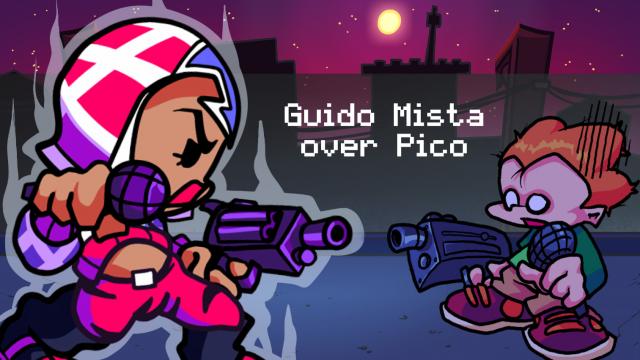 FNF|Guido Mista (JJBA) over Pico Mod