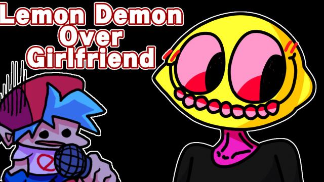 Lemon Demon over Girlfriend for Friday Night Funkin