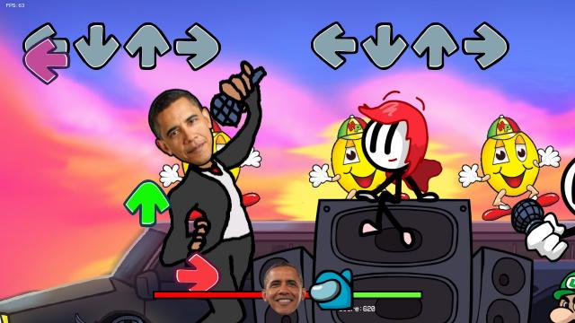 Обама вместо Мамочки / Obama over Mom для Friday Night Funkin