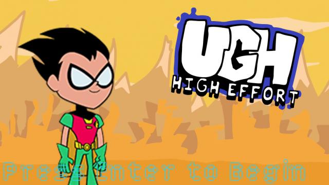 Ugh High Effort - Robin Edition для Friday Night Funkin