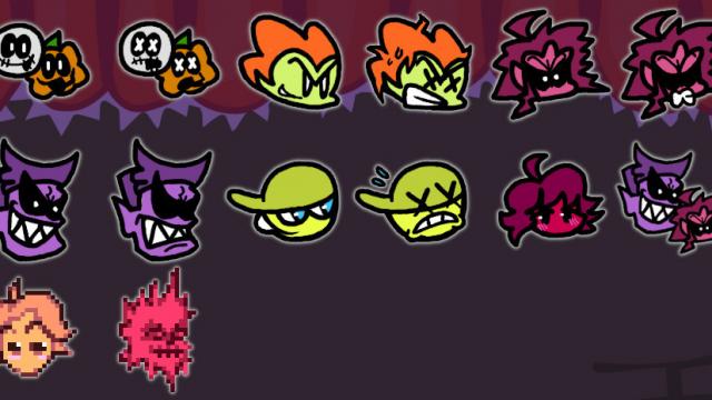 Icons Redrawn for Friday Night Funkin