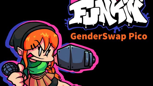 Пико - девушка / GenderSwap Pico для Friday Night Funkin