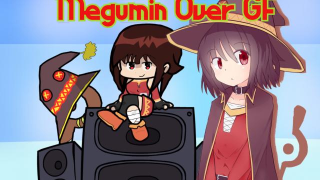 Megumin Over GF for Friday Night Funkin