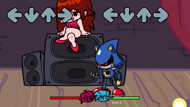 Metal Sonic Over BF for Friday Night Funkin