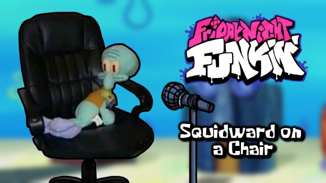 Squidward on a Chair (Over Daddy Dearest  Fresh)
