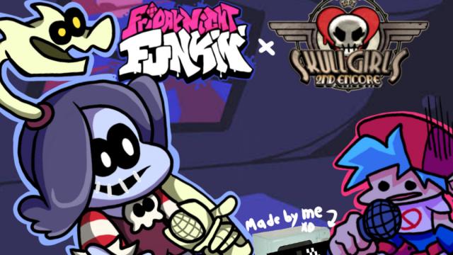 Squigly from skullgirls for Friday Night Funkin