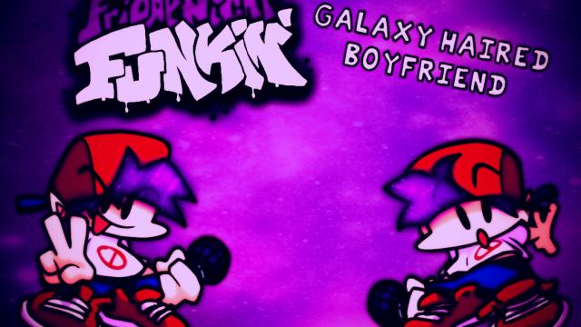 Галактическая прическа Бойфенда / Galaxy Haired Boyfriend для Friday Night Funkin