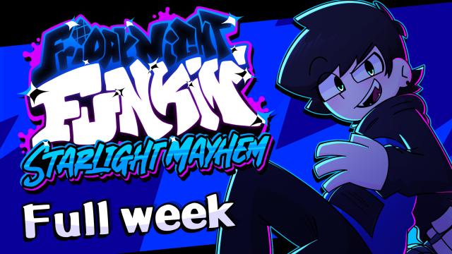 Против Сиджея [Полноценная неделя] / Starlight Mayhem [Full Week] Vs CJ для Friday Night Funkin