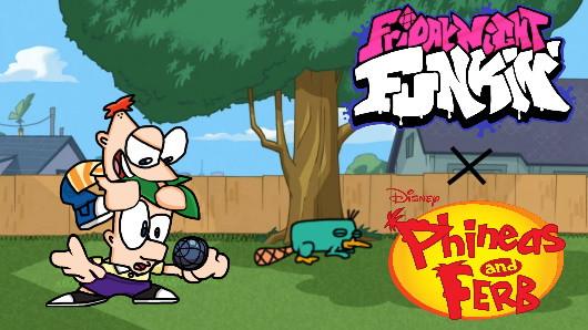 Финес и Ферб / Phineas And Ferb Over Skid 'n' Pump для Friday Night Funkin