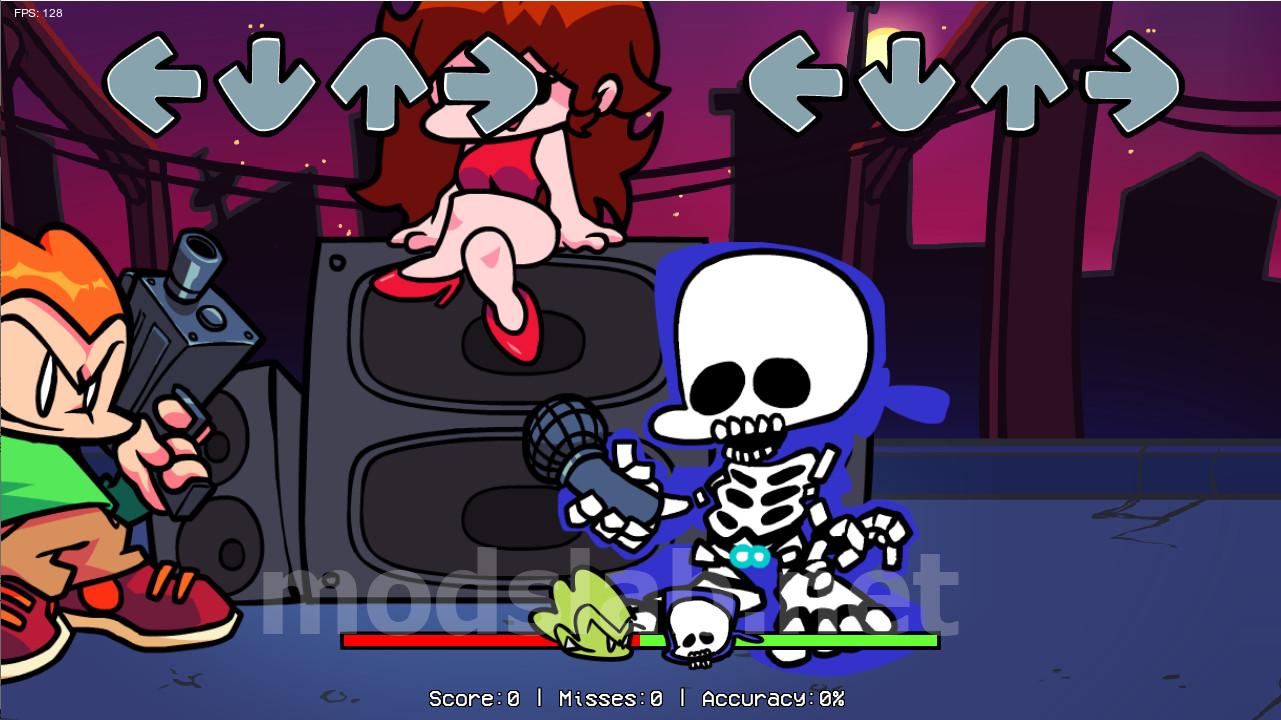 Download Playable Skeleton Boyfriend (Gameover Screen) for Friday Night ...