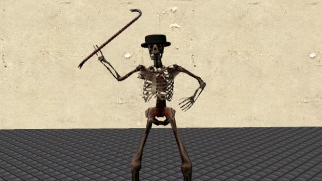 Испанский скелет / Spanish Skeleton Playermodel (Esqueleto Chileno)