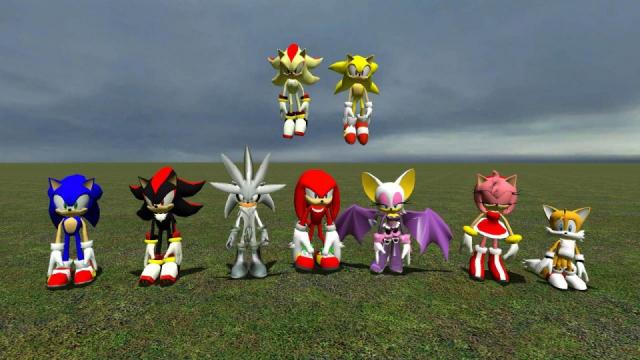 Персонажи из вселенной Соника / Sonic The Hedgehog Characters для Garry's Mod