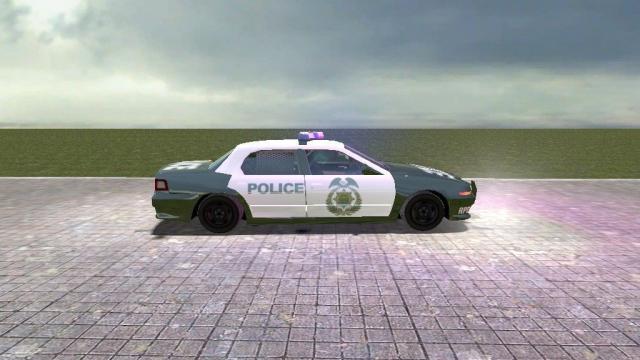 Полицейская машина с мигалками / police_car_with_lights для Garry's Mod