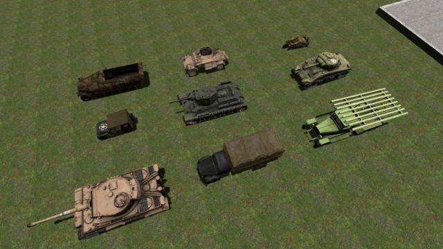 Пак техники Второй Мировой / WW2 Vehicles Pack для Garry's Mod