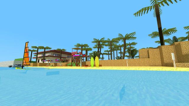 GM_Paradise_Resort (Pixel Gun 3D Port) for Garry's Mod