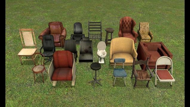 Больше стульев / Chairs Extended для Garry's Mod