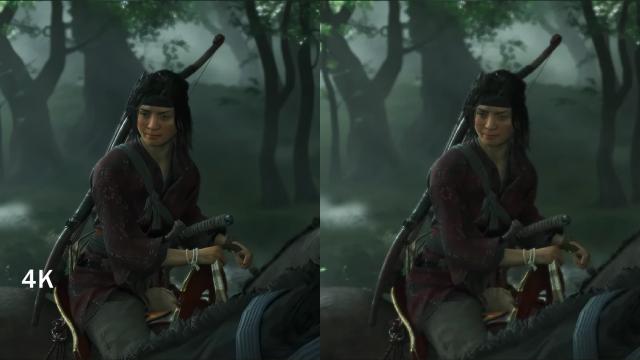 4K Upscaled prerendered cutscenes for Ghost of Tsushima