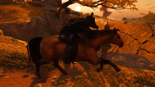 No Saddle for Ghost of Tsushima